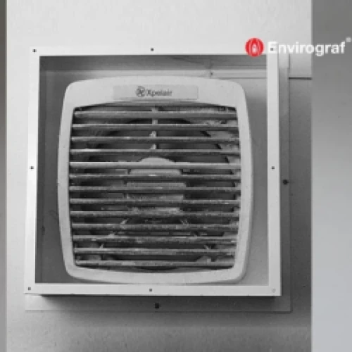 Envirograf Intumescent Fan Cover